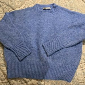 Zara oversized sweater with 9% wool